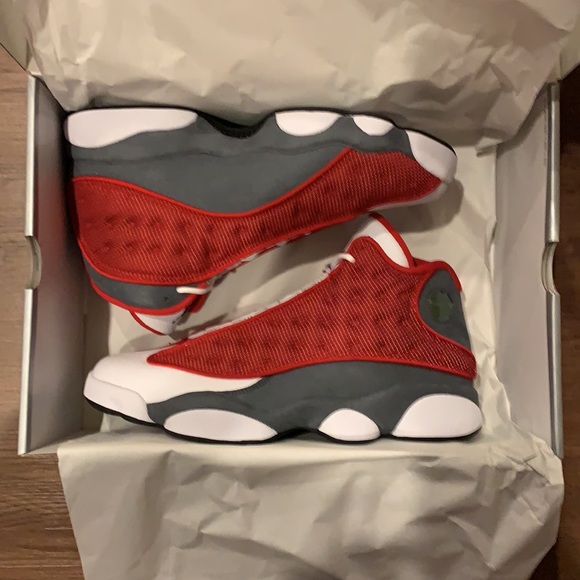 Nike Air Jordan Retro 13 Gym Red Flint US 9.5 New - Picture 1 of 12